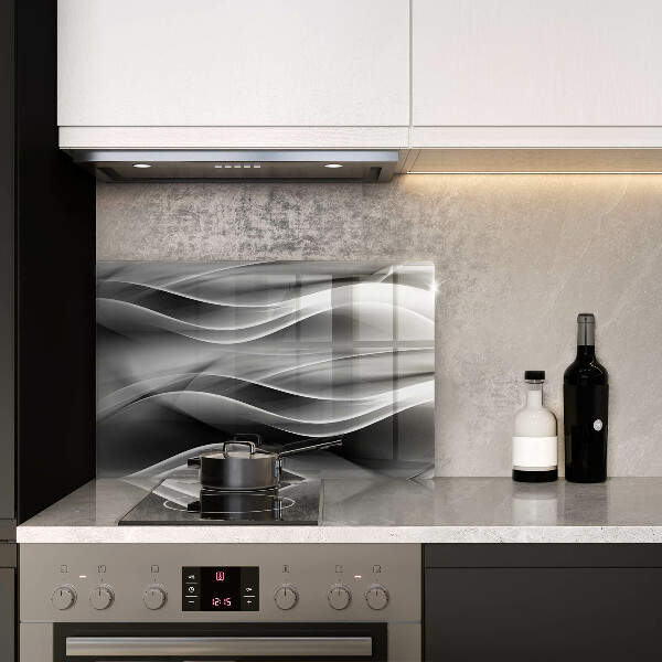 Glas Ceranfeldabdeckung Abstraktion sanfte Linien