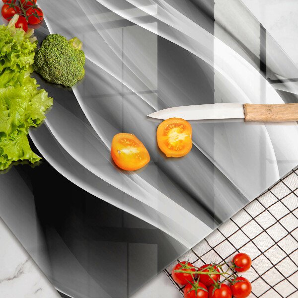 Glas Ceranfeldabdeckung Abstraktion sanfte Linien