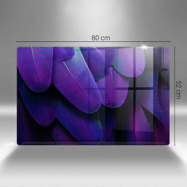 Glas Ceranfeldabdeckung Neonfedern