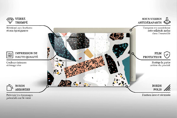 Glas Ceranfeldabdeckung Steingut