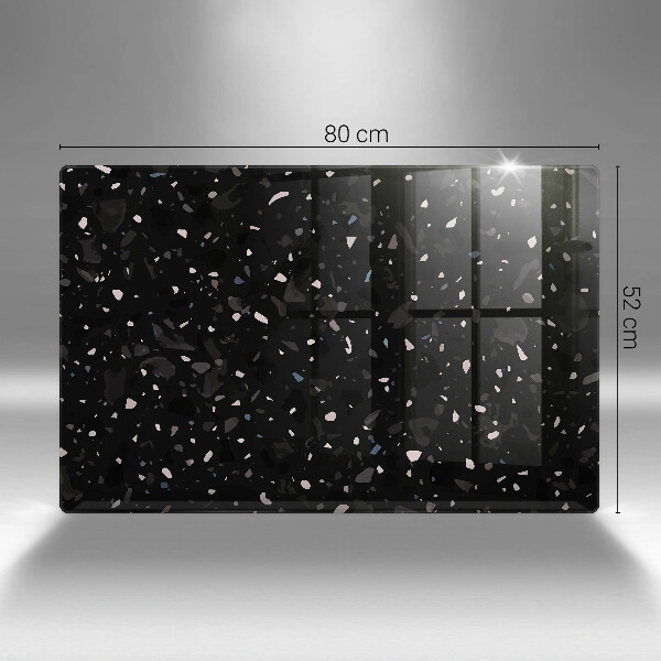 Glas Ceranfeldabdeckung Dunkles Steinzeug