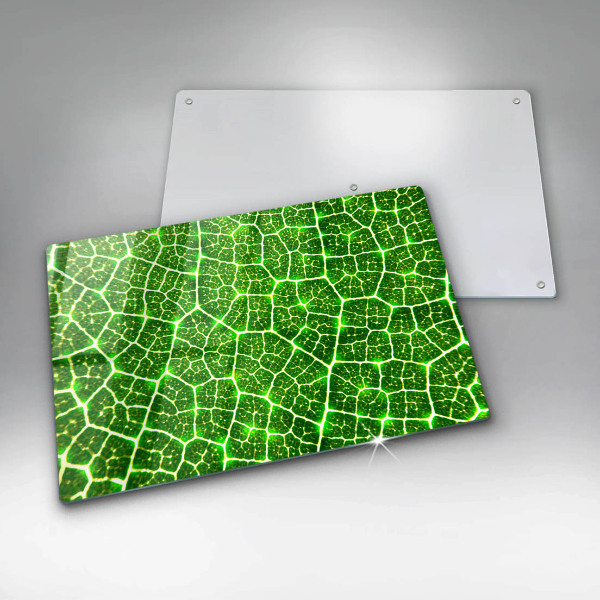 Glas Ceranfeldabdeckung Blattstruktur