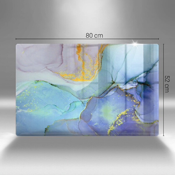 Glas Ceranfeldabdeckung Gebrochener Goldstein