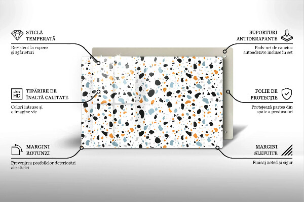 Glas Ceranfeldabdeckung Dekoratives Steinzeug