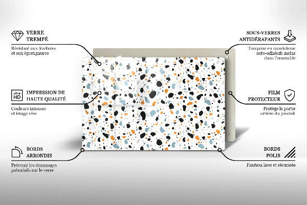 Glas Ceranfeldabdeckung Dekoratives Steinzeug