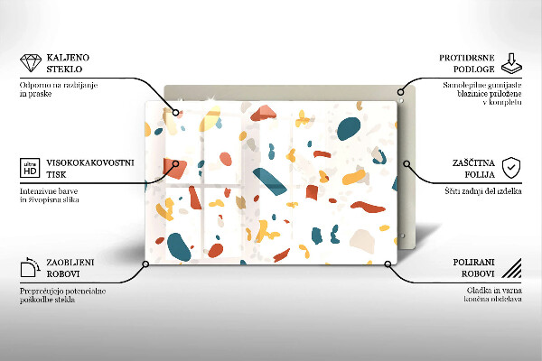Glas Ceranfeldabdeckung Dekoratives Steinzeug