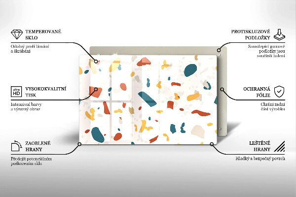 Glas Ceranfeldabdeckung Dekoratives Steinzeug