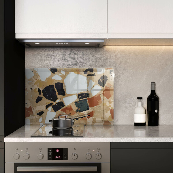 Glas Ceranfeldabdeckung Dekorativer Steinteller