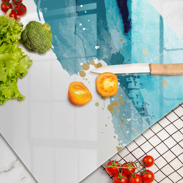 Glas Ceranfeldabdeckung Blaue Flecken