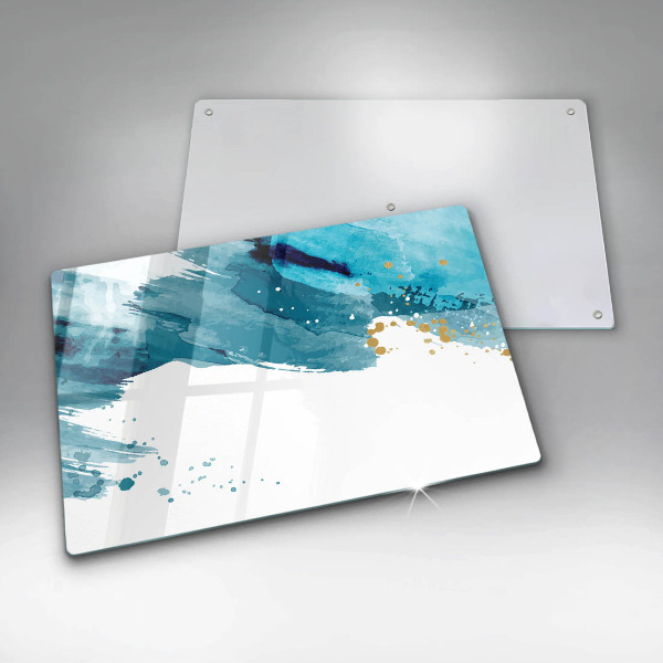 Glas Ceranfeldabdeckung Blaue Flecken