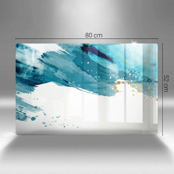 Glas Ceranfeldabdeckung Blaue Flecken