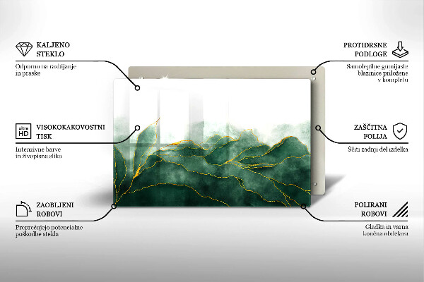 Glas Ceranfeldabdeckung Abstrakte Natur