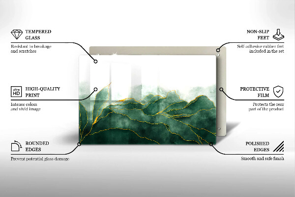 Glas Ceranfeldabdeckung Abstrakte Natur