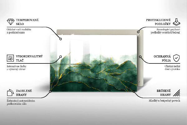 Glas Ceranfeldabdeckung Abstrakte Natur