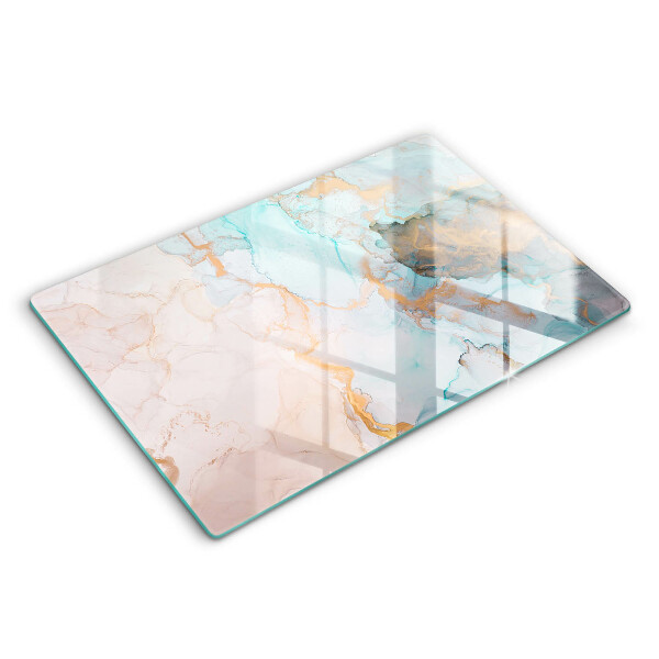 Glas Ceranfeldabdeckung Marmorabstraktion