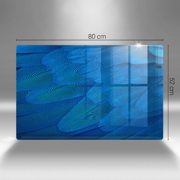 Glas Ceranfeldabdeckung Vogelfedern