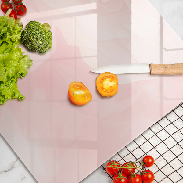 Glas Herdabdeckplatte Pastellrosen-Hintergrund