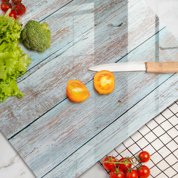 Glas Herdabdeckplatte Alte Vintage-Bretter