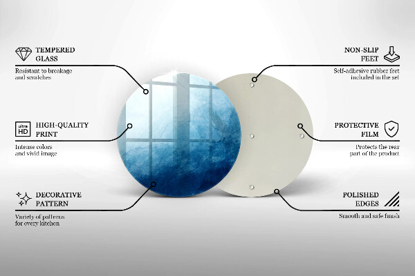 Glas Ceranfeldabdeckung Spritzschutz Abstrakter Hintergrund