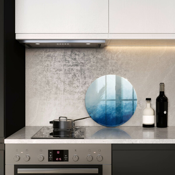 Glas Ceranfeldabdeckung Spritzschutz Abstrakter Hintergrund