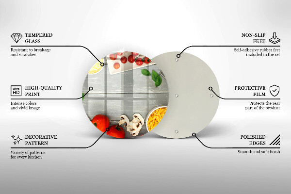 Glas Herdabdeckplatte Küchenessen