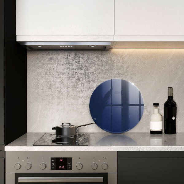 Glas Herdabdeckplatte Blaue Farbe