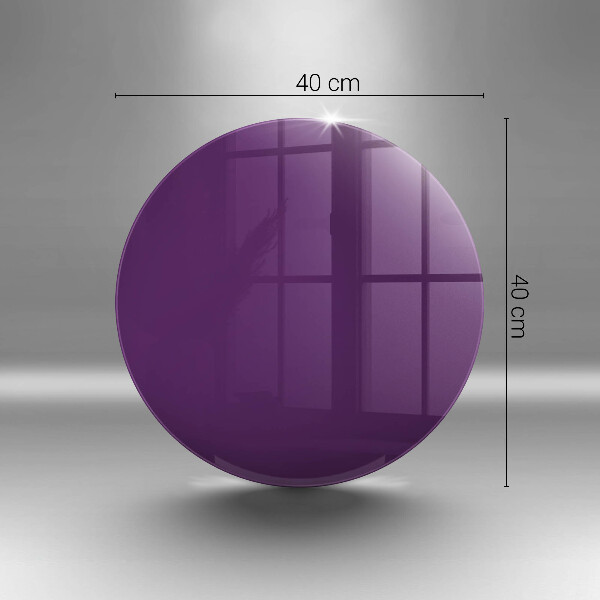 Glas Herdabdeckplatte Violette Farbe