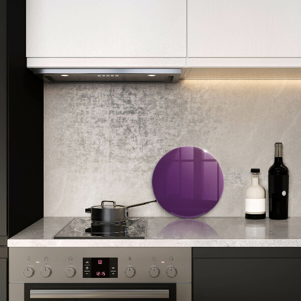 Glas Herdabdeckplatte Violette Farbe