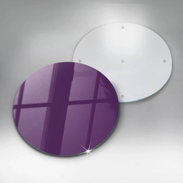 Glas Herdabdeckplatte Violette Farbe