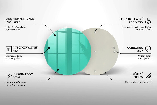Glas Herdabdeckplatte Grüne Farbe