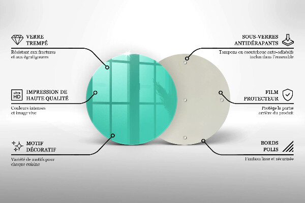 Glas Herdabdeckplatte Grüne Farbe