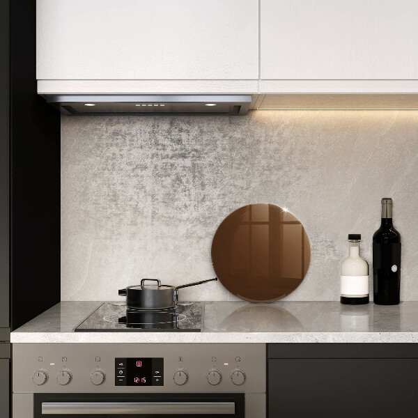 Glas Herdabdeckplatte braune Farbe