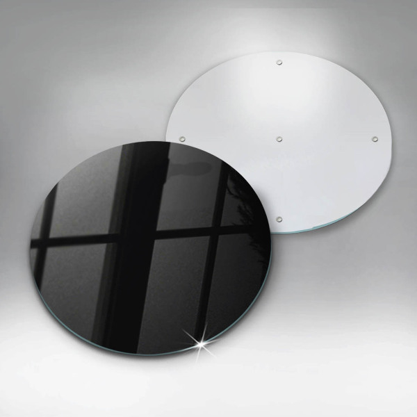 Glas Herdabdeckplatte Schwarze Farbe