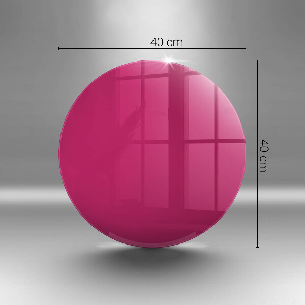 Glas Herdabdeckplatte Pinke Farbe