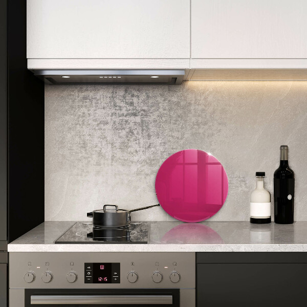 Glas Herdabdeckplatte Pinke Farbe