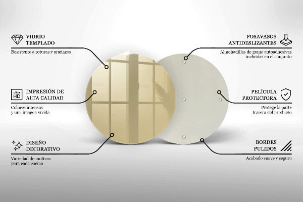 Glas Herdabdeckplatte Beige Farbe