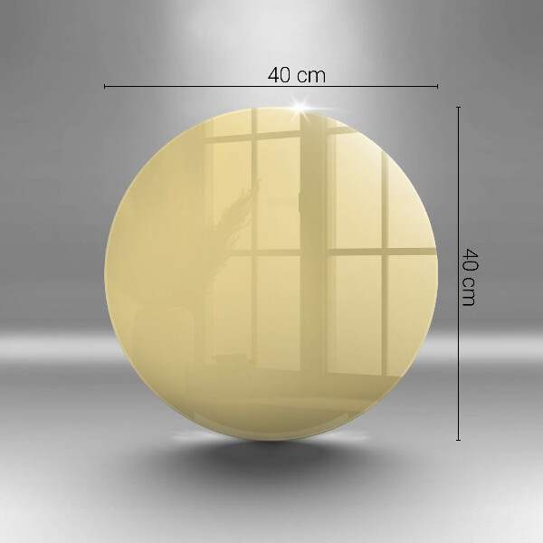Glas Herdabdeckplatte Gelb
