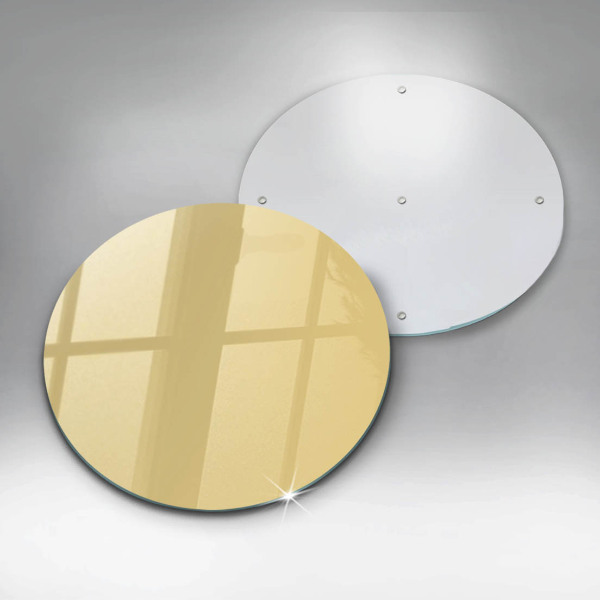 Glas Herdabdeckplatte Gelb