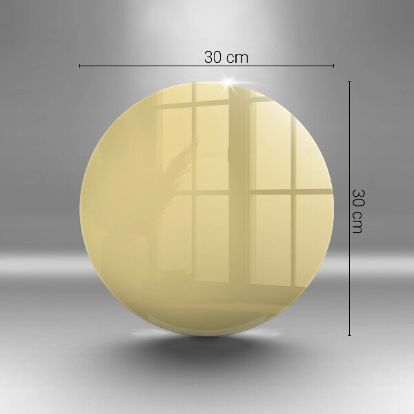 Glas Herdabdeckplatte Gelb