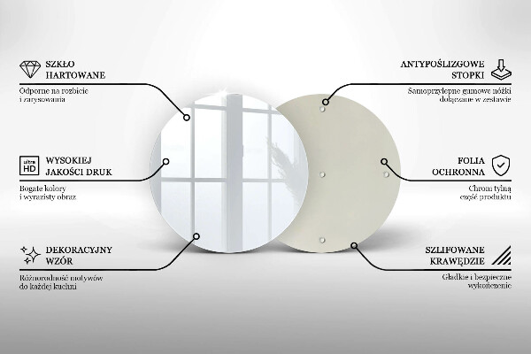 Glas Herdabdeckplatte weiße Farbe