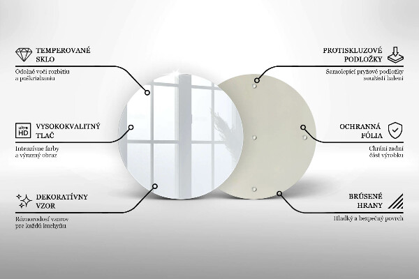 Glas Herdabdeckplatte weiße Farbe