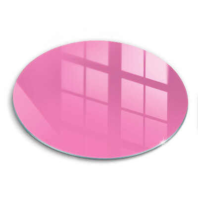 Glas Herdabdeckplatte Pinke Farbe