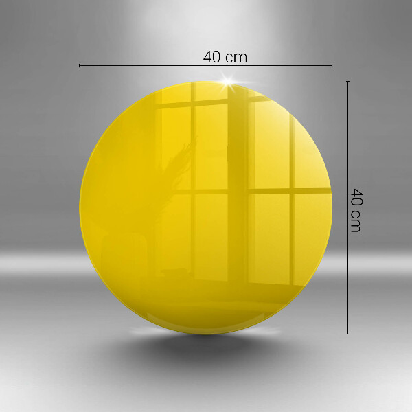 Glas Herdabdeckplatte Gelb
