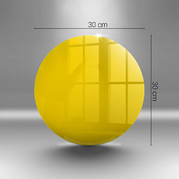 Glas Herdabdeckplatte Gelb