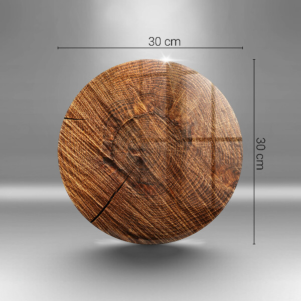 Glas Herdabdeckplatte Holzstruktur