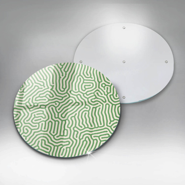 Glas Herdabdeckplatte Abstrakte Linien