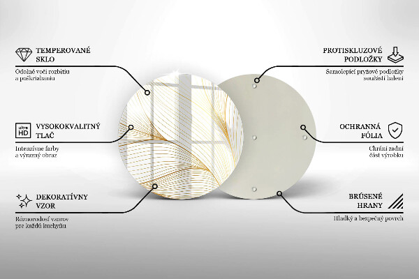 Glas Herdabdeckplatte Modernes Linienmuster