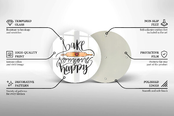 Glas Herdabdeckplatte Jemandem eine Freude machen