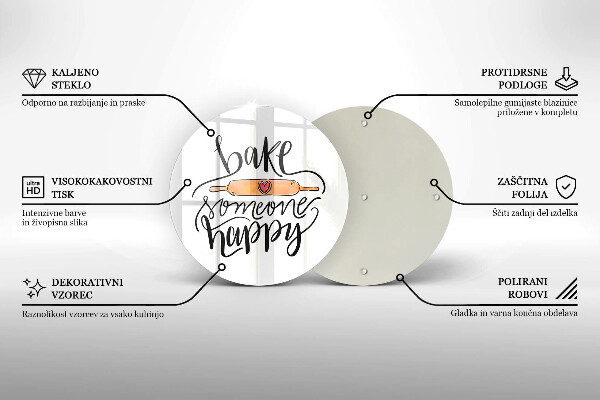 Glas Herdabdeckplatte Jemandem eine Freude machen