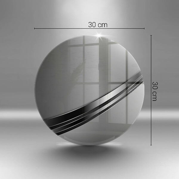 Glas Ceranfeldabdeckung Spritzschutz Metallabstraktion